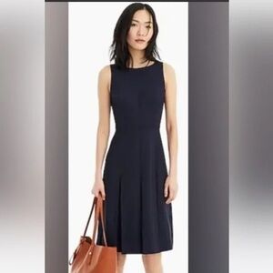 NWOT J. Crew Sleeveless A Line Wool Dress